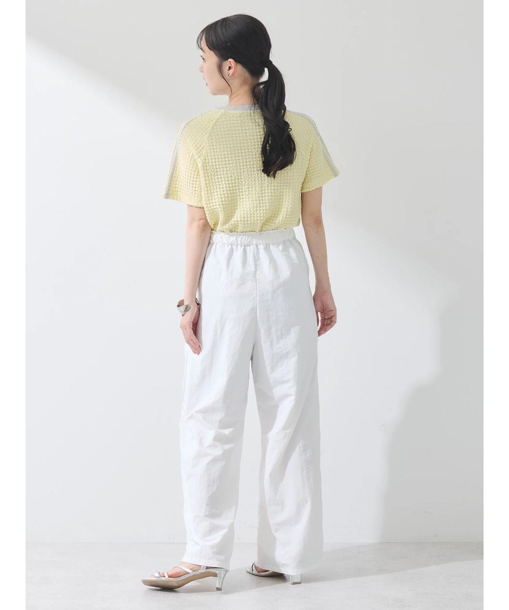 earth music&ecology サイドリボンラインパンツ（Ｏｆｆ　Ｗｈｉｔｅ） 