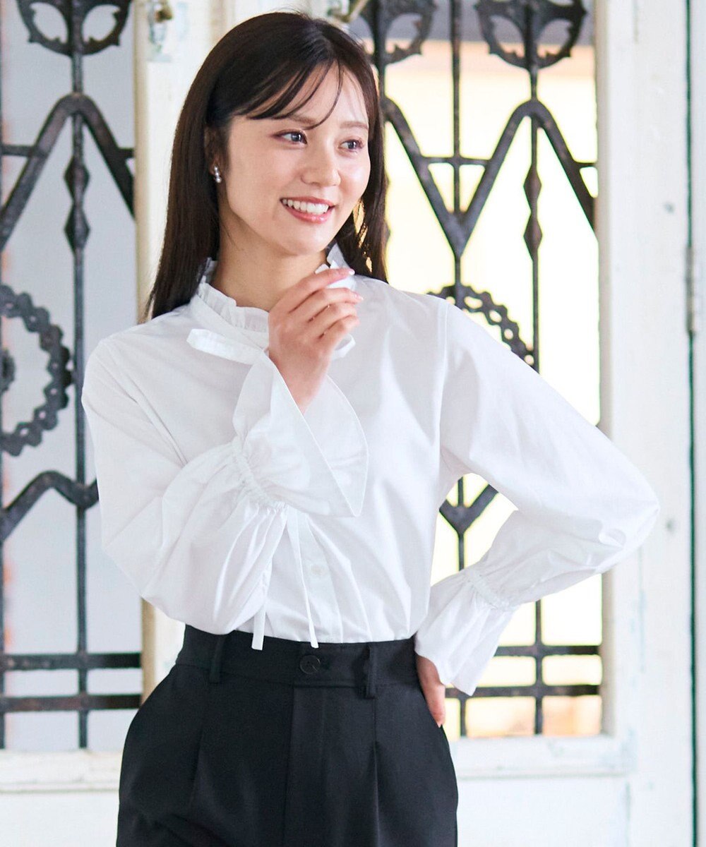 Feroux リボンディテール ブラウス 