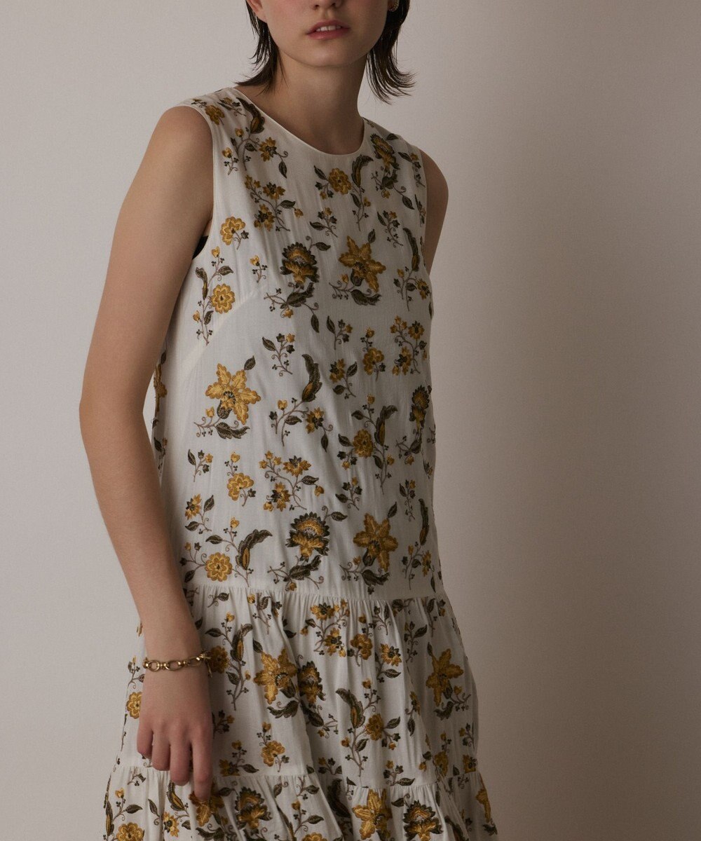 GRACE CONTINENTAL ティアードロングワンピース 