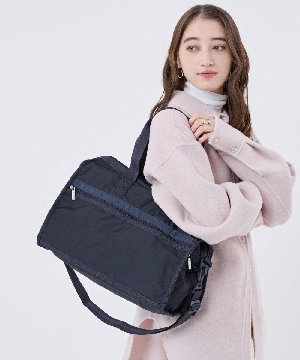 LeSportsac DELUXE MED WEEKENDER/ディープシーブルー 