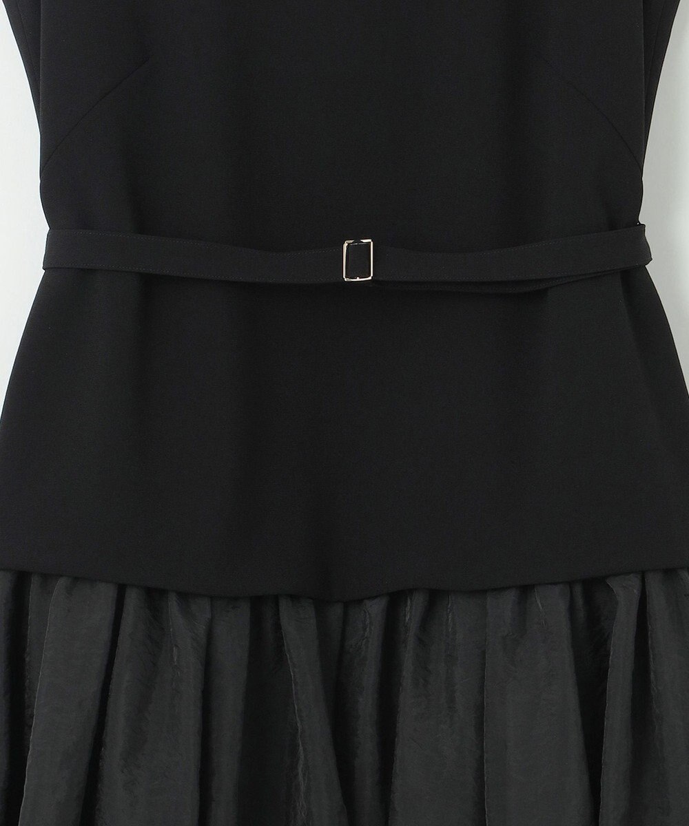 23区 【APPLAUDIR】クリアジョーゼットコンビ ドレス 