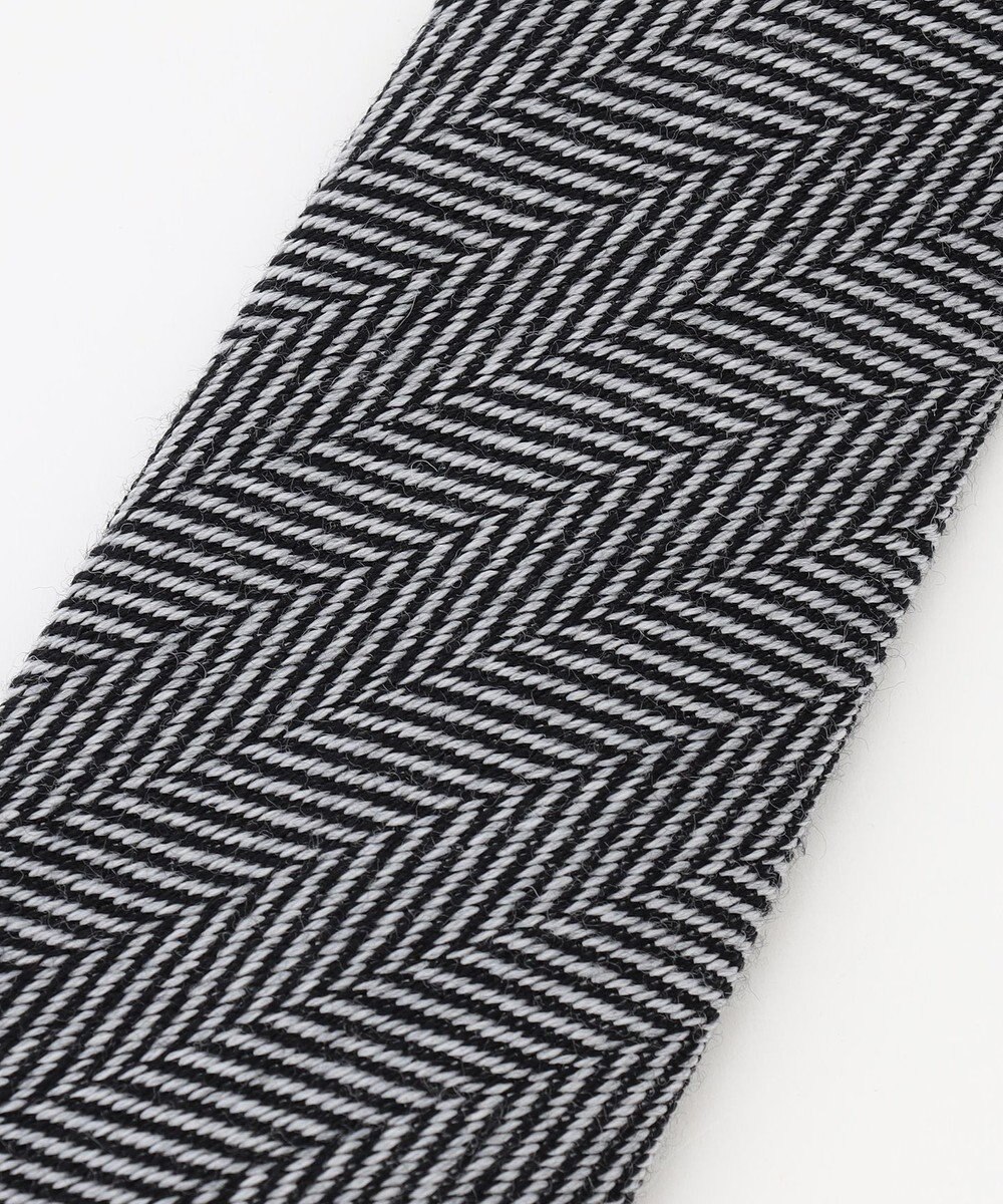 JOSEPH ABBOUD 【イタリア素材・日本製】ヘリンボーンレジメンタルジャカード ネクタイ 