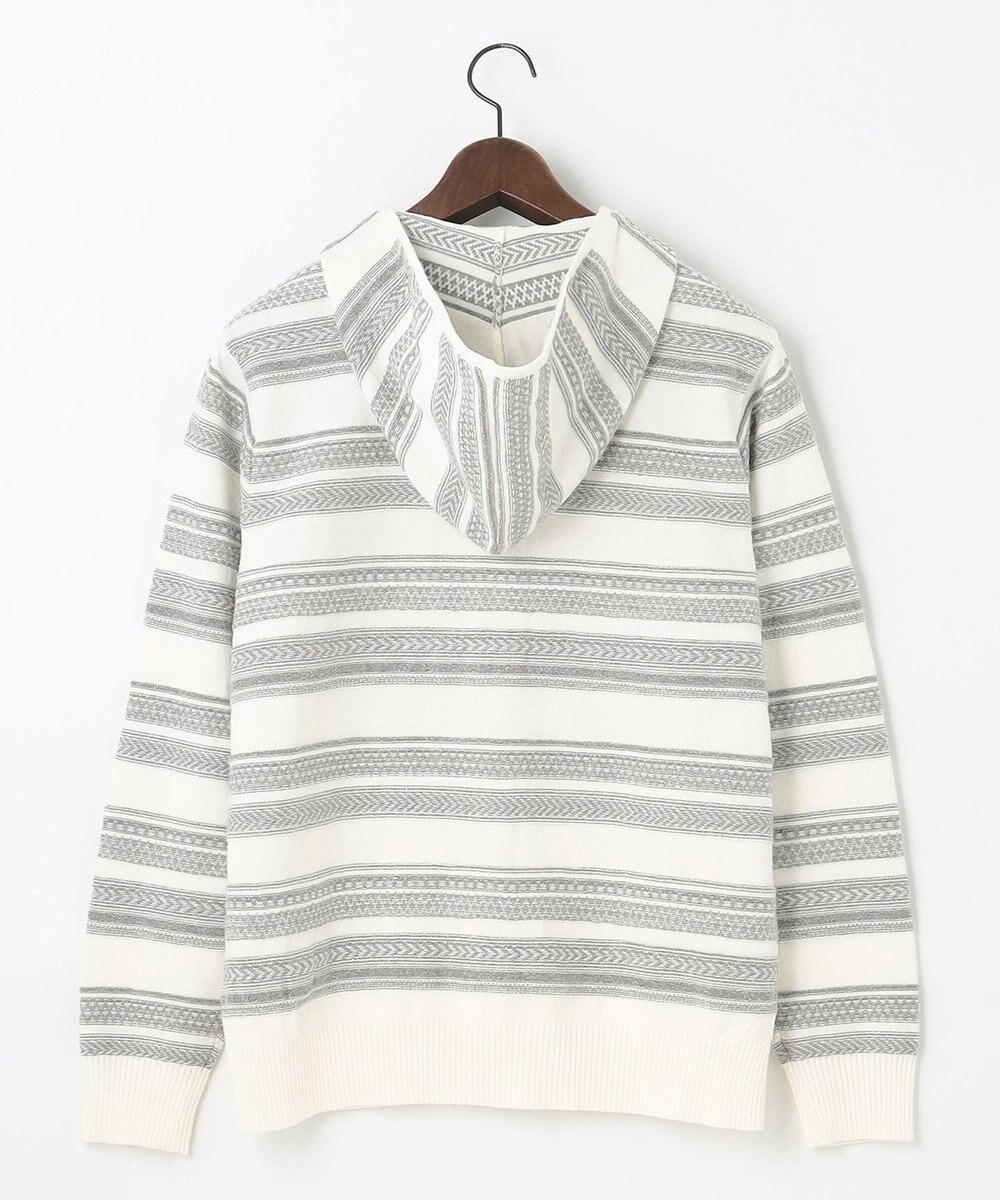 JOSEPH ABBOUD 【キングサイズ・柔らかな肌触り】洗える！コットンブークレーニットパーカー 