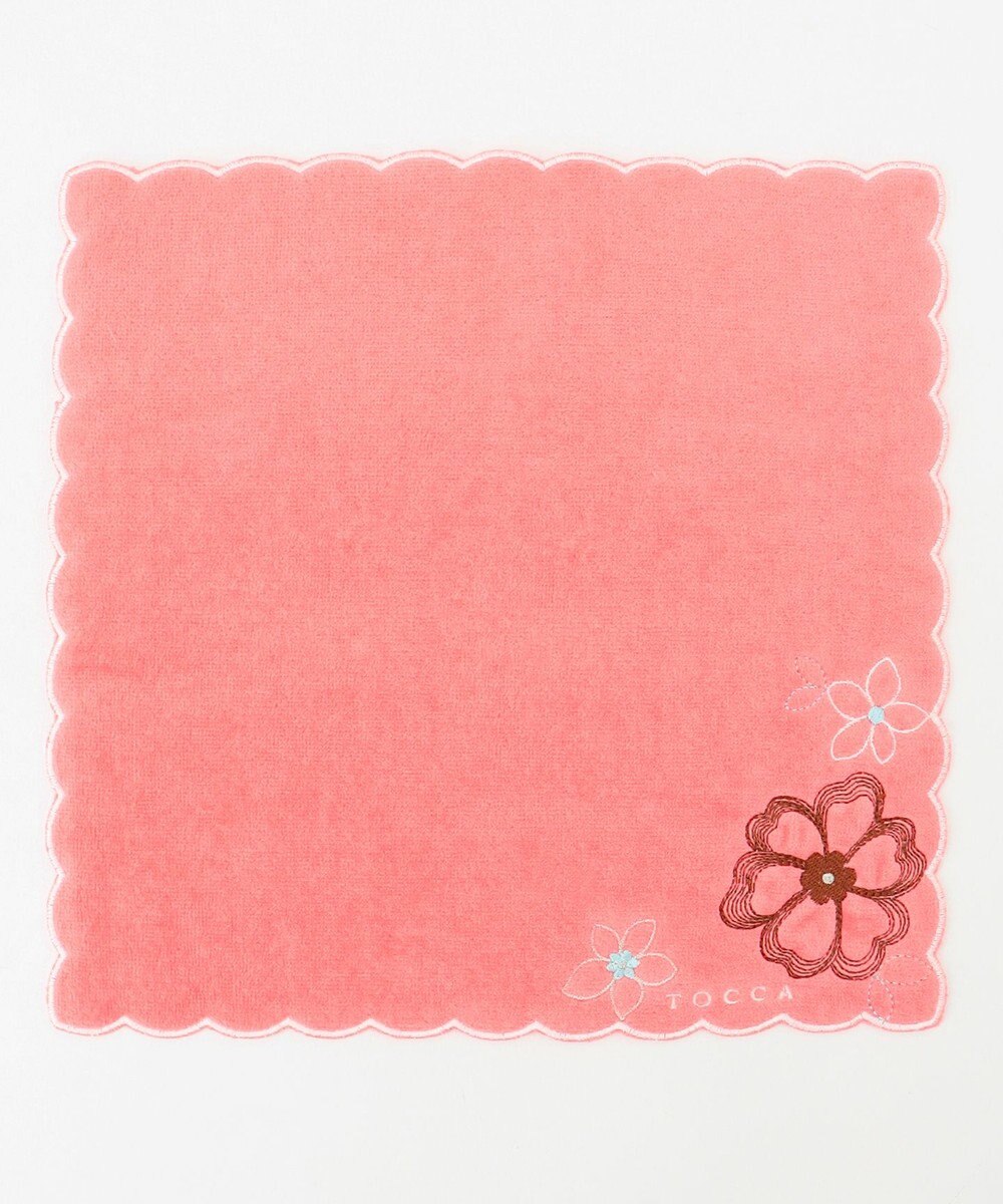 TOCCA 【TOWEL COLLECTION】SCALLOP FLOWER TOWELCHIEF タオルハンカチ 