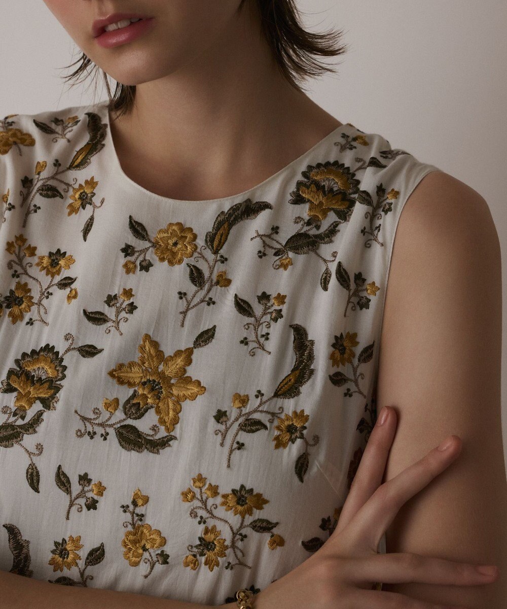 GRACE CONTINENTAL ティアードロングワンピース 