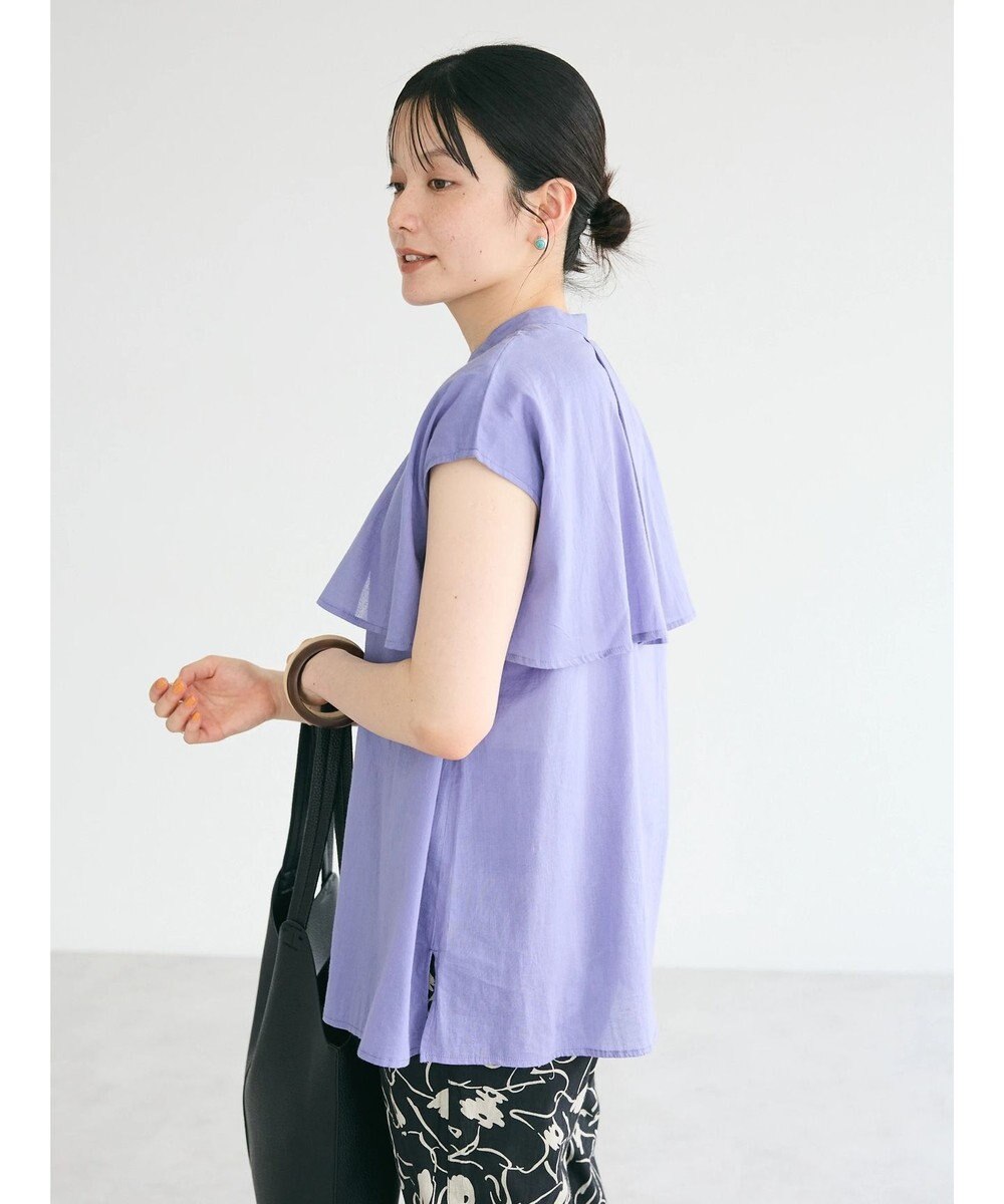 CRAFT STANDARD BOUTIQUE インド綿フリルブラウス 