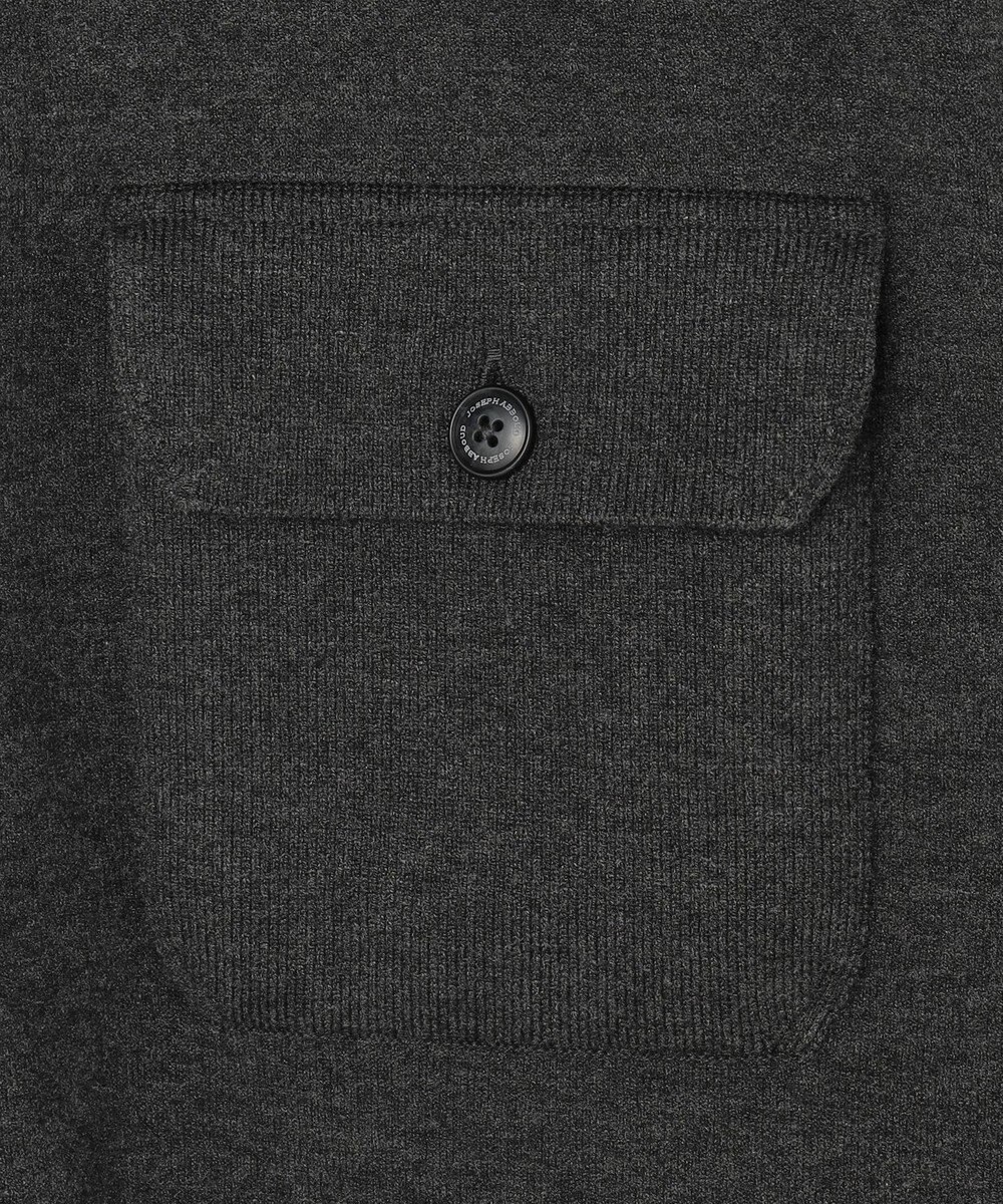 JOSEPH ABBOUD 【チクチクしない/イージーケア/3シーズン対応/サスティナブル】SNOWY  シャツカーディガン 