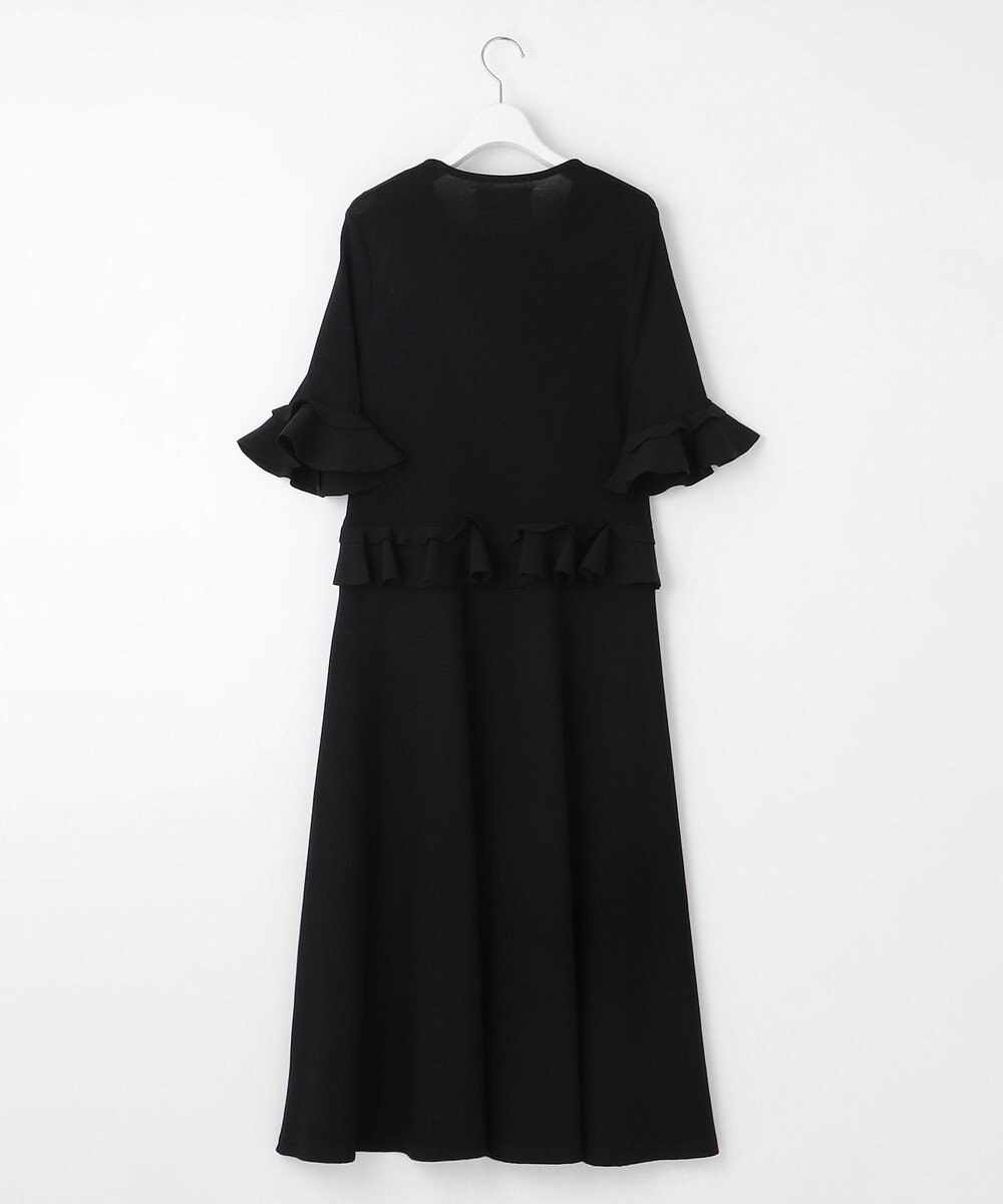 自由区 【カトリエムブーケ】Ruche フリルディテールニットドレス 