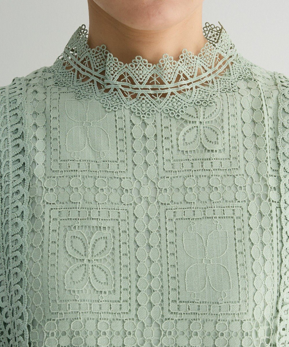 Green Parks ・Ｐｅｔｉｔ　Ｆｌｅｕｒ　イロイロレースブラウス 