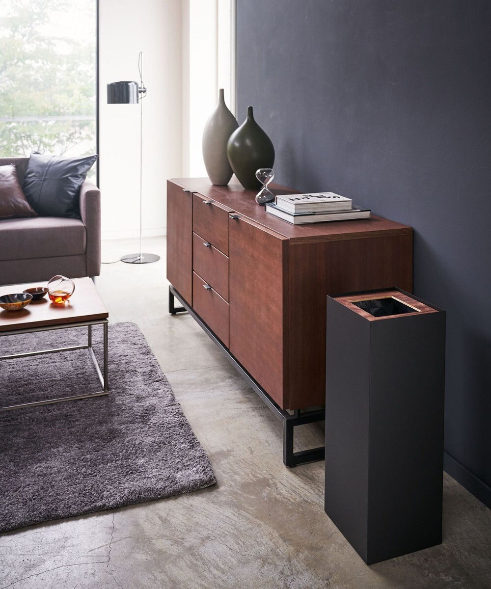 tower トラッシュカン リン 角型ロング ブラウン 