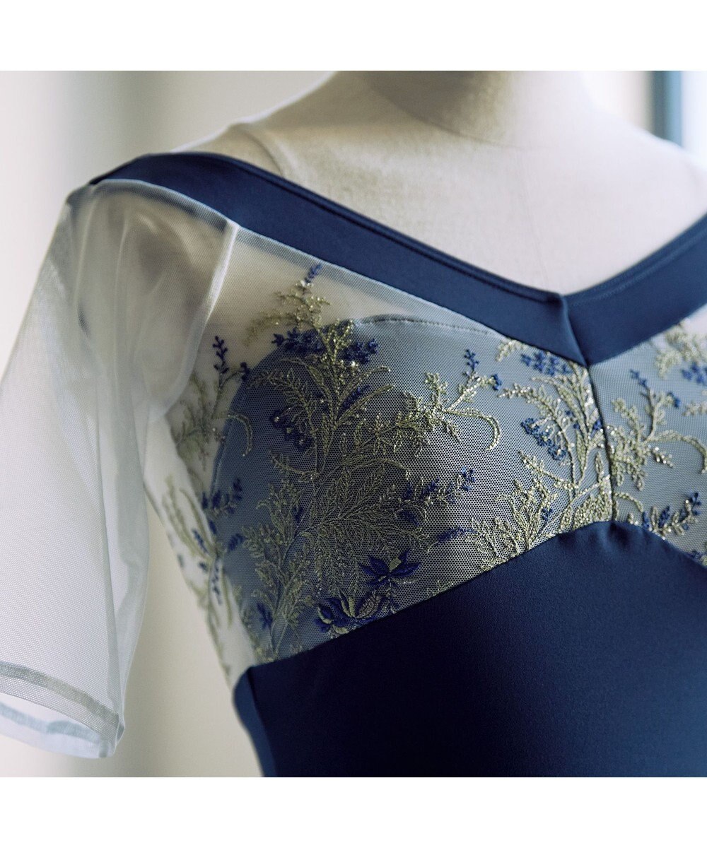 Chacott ハーフスリーブレオタード 