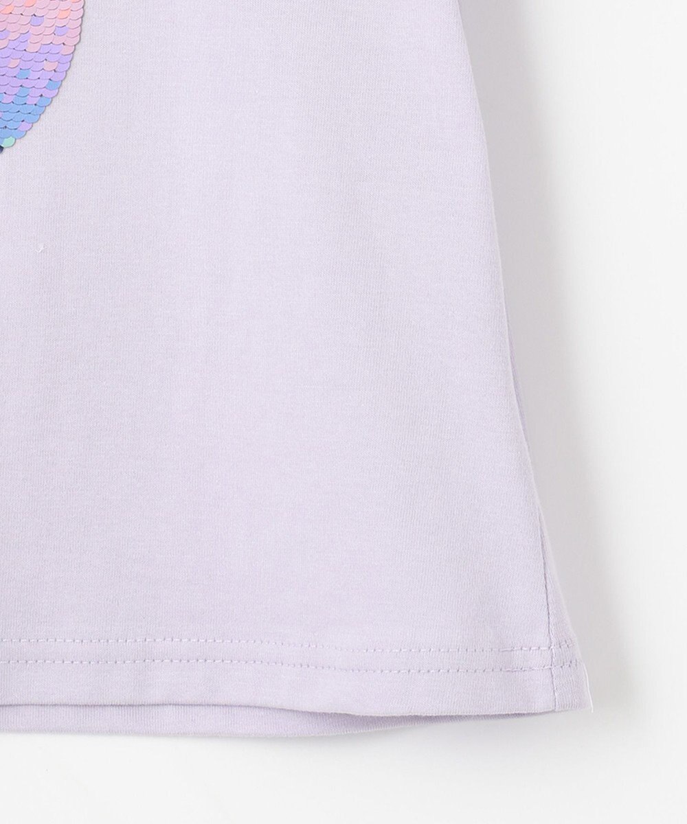 ANY KIDS 接触冷感スパンコールTシャツ 