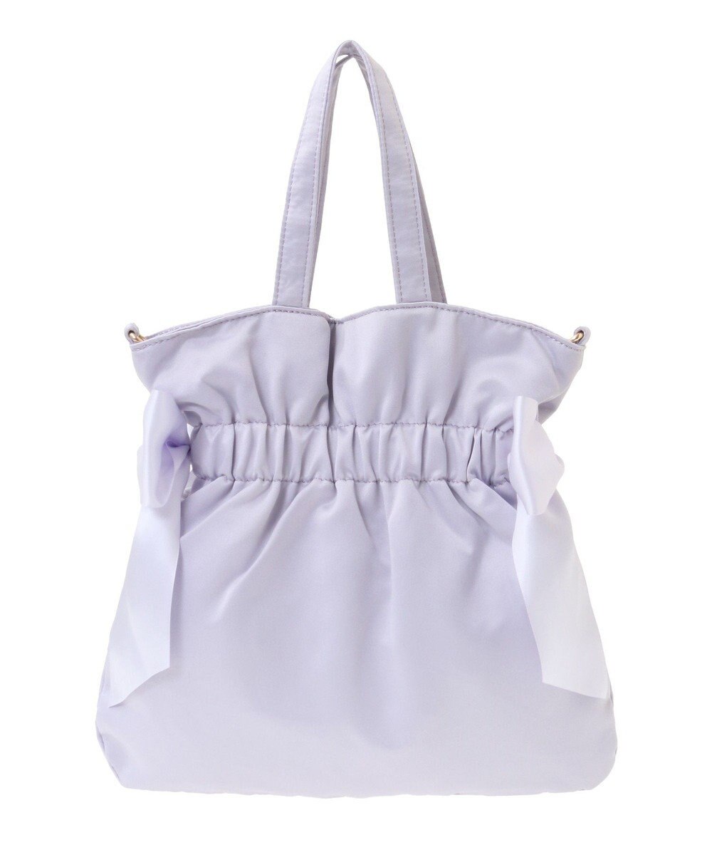 Maison de FLEUR ダブルリボン2Wayトートバッグ 