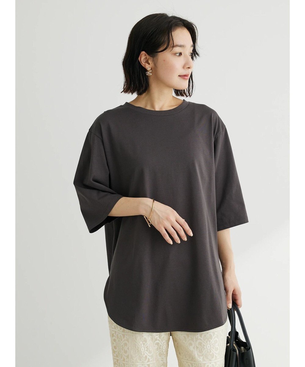 Green Parks 汗じみ防止５分袖チュニック 