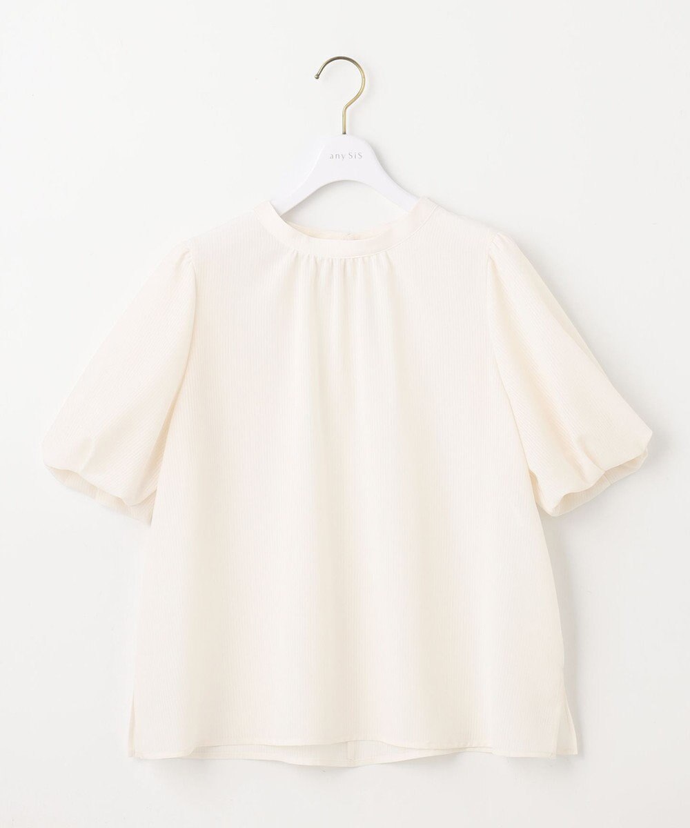 ANY SIS 【洗える】シアーストライプ ブラウス 