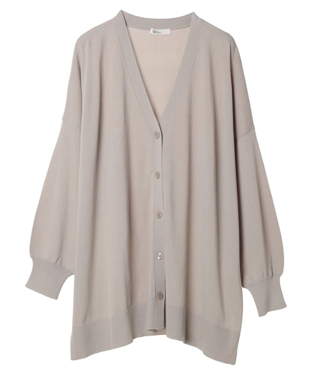 CRAFT STANDARD BOUTIQUE UVカット/接触冷感/マシンウォッシャブル/Vネックビッグニットカーディガン 