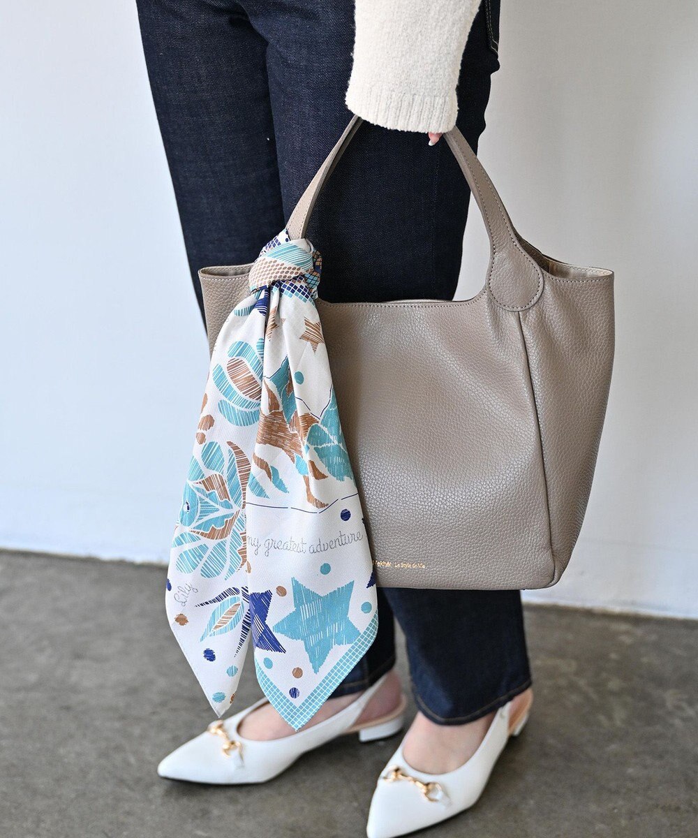 Hekhèr Le Style de Vie 【日本製/セレモニーにも】シュリンクレザー ハンドバッグ medium 