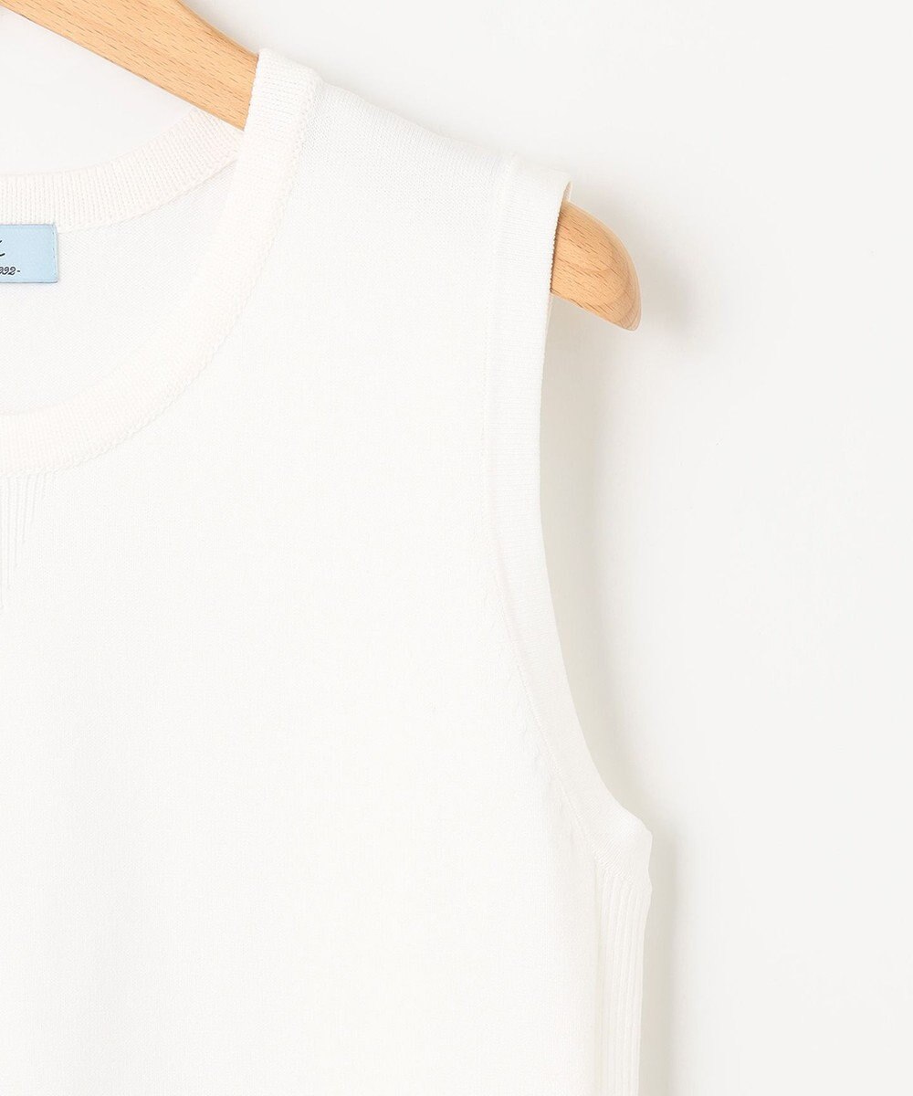 組曲 【洗える・アンサンブル対応】MINAノースリーブ ニット 