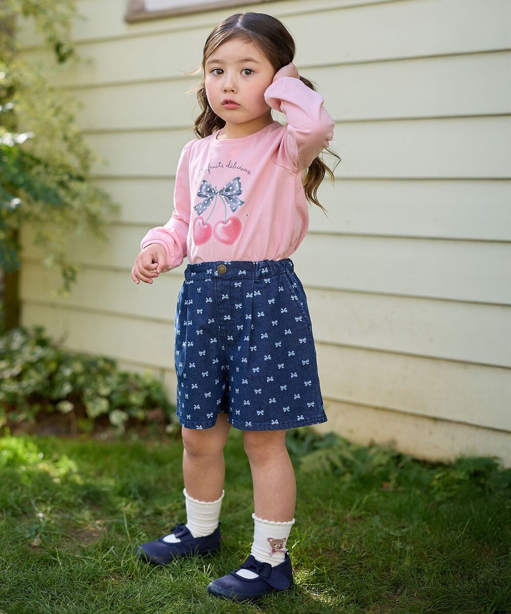 ANY KIDS ガーリーアート 長袖Tシャツ 