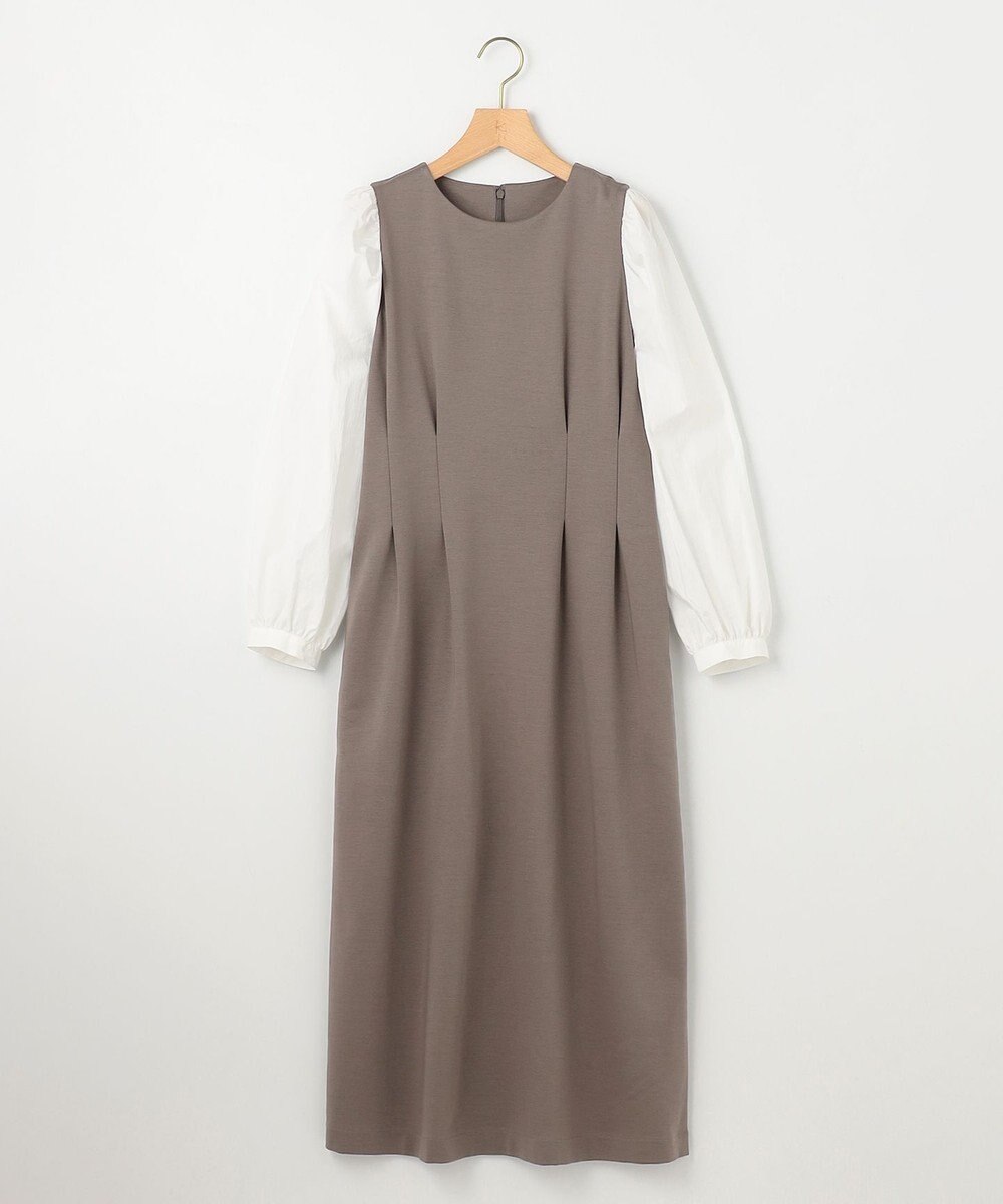 組曲 シャツスリーブポンチ ワンピース 