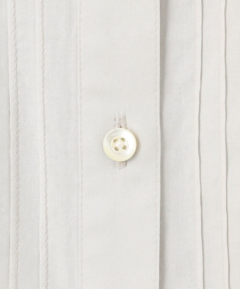 J.PRESS LADIES 【洗える】セルロースライト刺繍 ピンタック ブラウス 