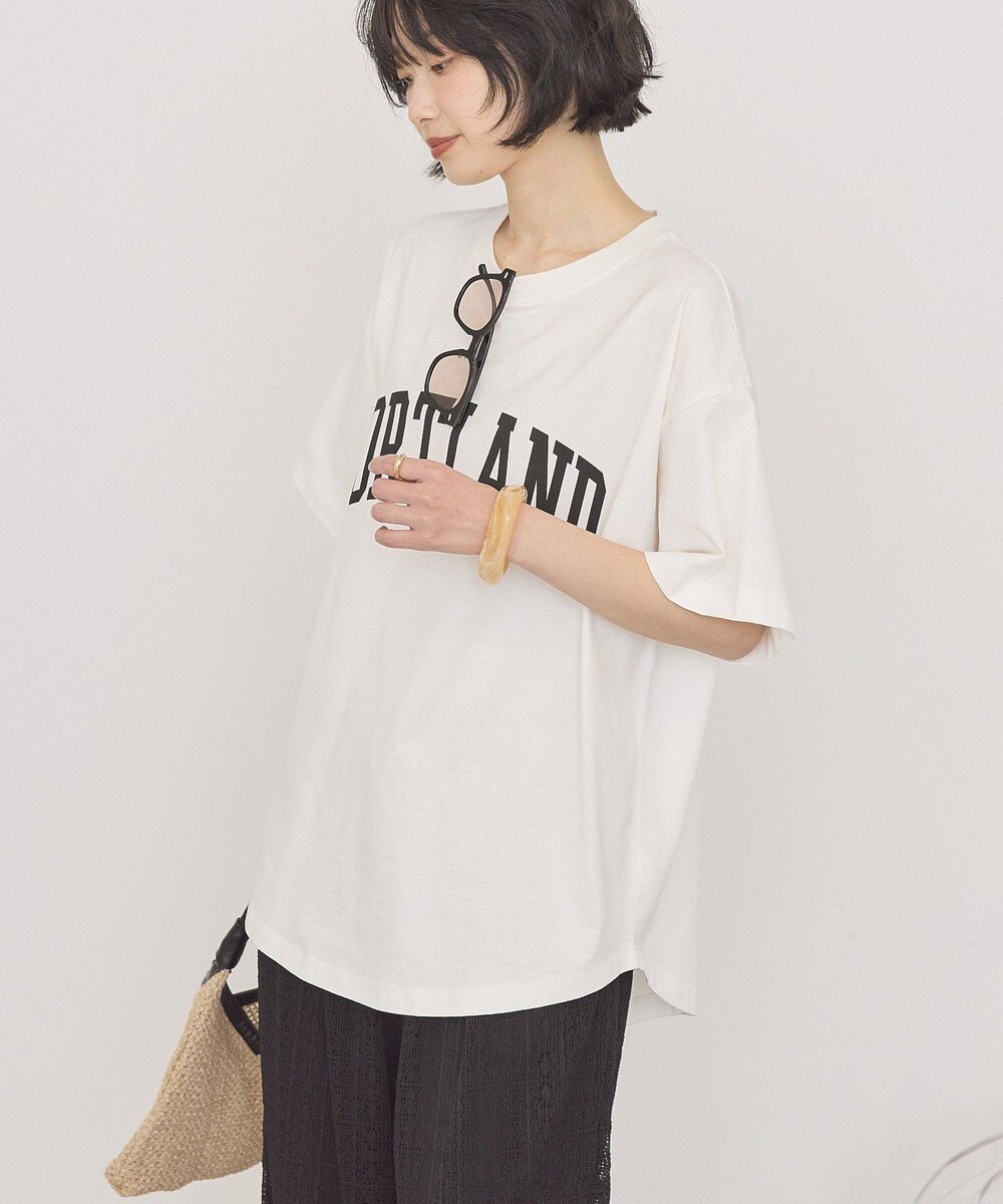 AMERICAN HOLIC PORTLAND裾ラウンドTシャツ 