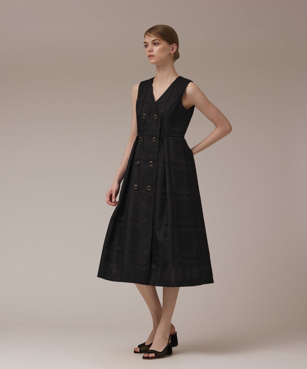 GRACE CONTINENTAL シャドーチェックワンピース 