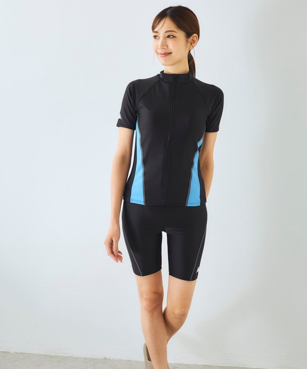 OP／FILA 【Kappa】フルジップ半袖セパレート水着 