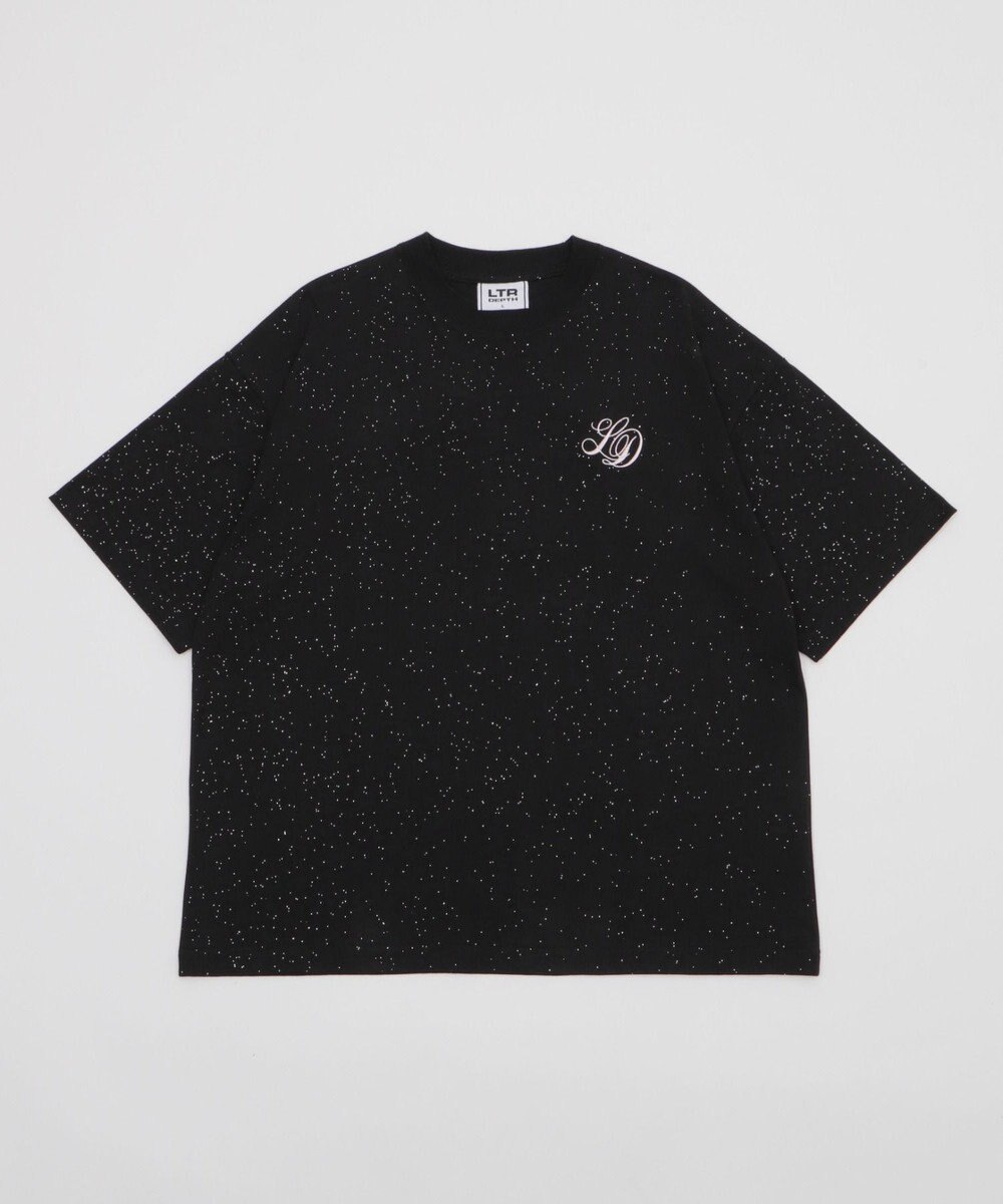 WEGO 【ユニセックス着用ITEM/MLサイズ展開】ラメグラフィックT（SS） 