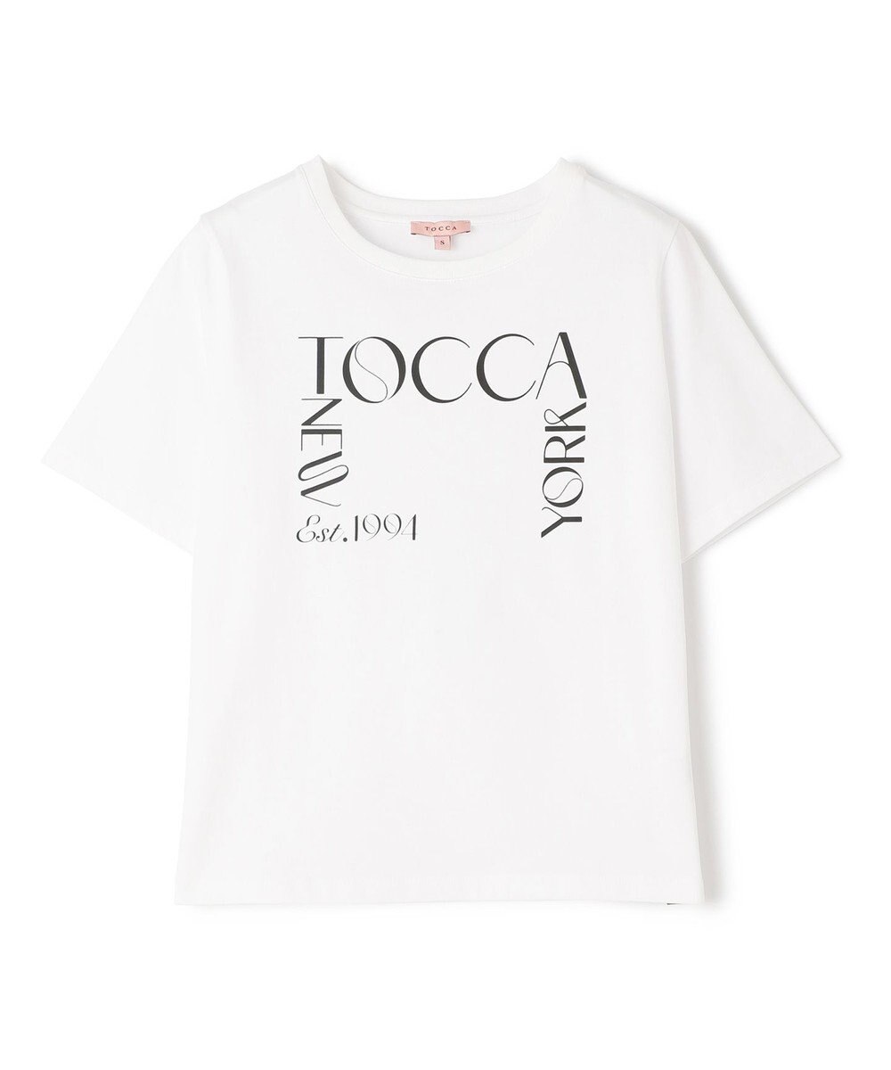 TOCCA 【接触冷感・UV90%以上カット・洗える】TNY LOGO Tシャツ 