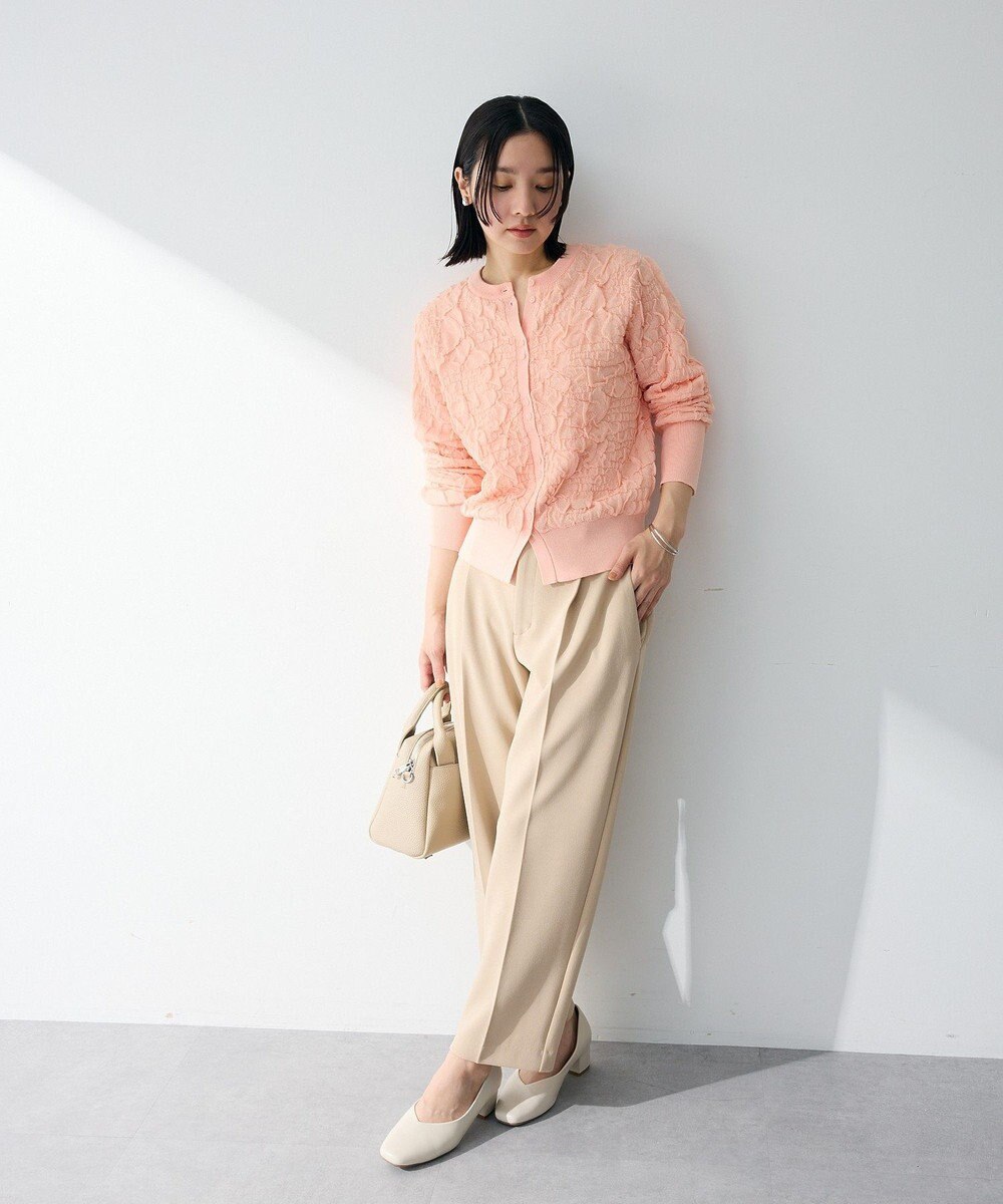 Green Parks 表面感ニットカーディガン 