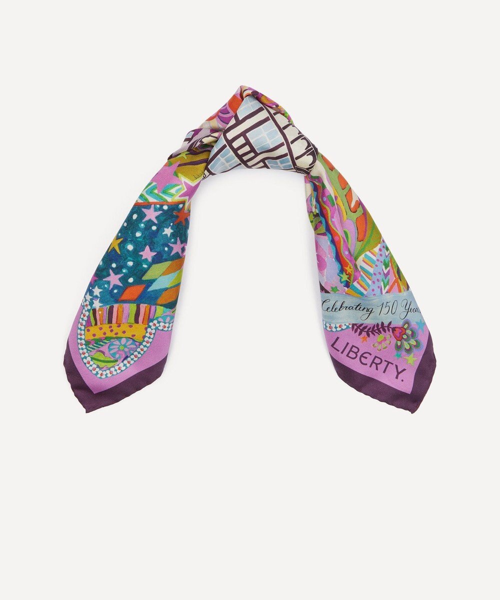 LIBERTY. リバティ ステージ 45x45 シルクスカーフ 