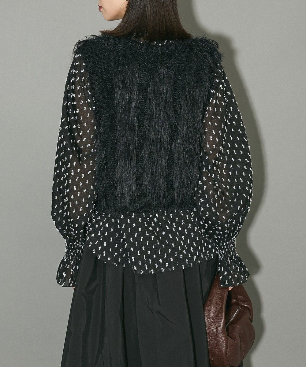 Green Parks フェザーニットベスト 