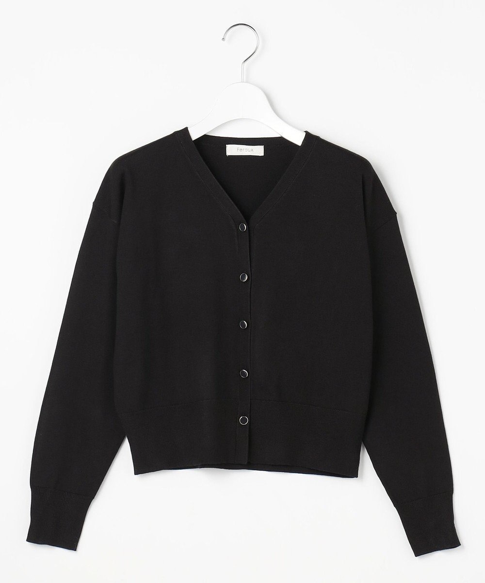 Feroux 【先行予約】美シルエット ニット カーディガン 