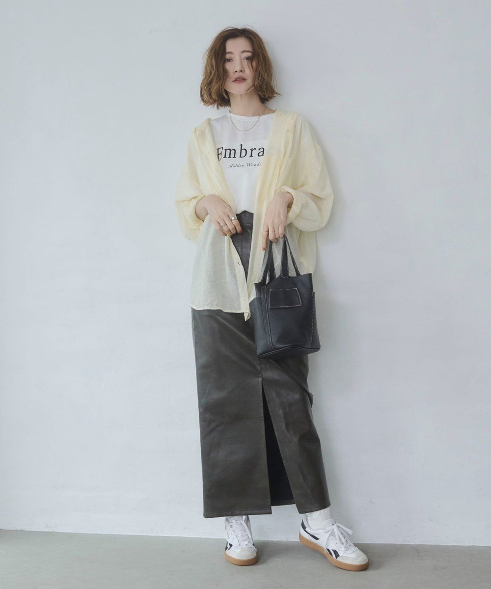WEGO 【2026年春夏新作】シアーフードシャツ 
