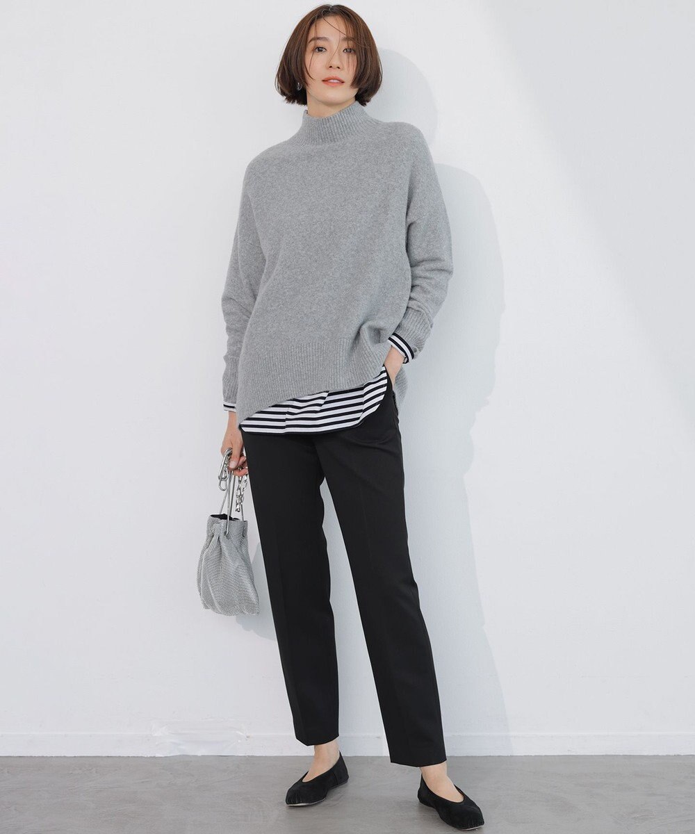 23区 【CLASSY.12月号掲載】TRストレッチギャバ テーパード パンツ 