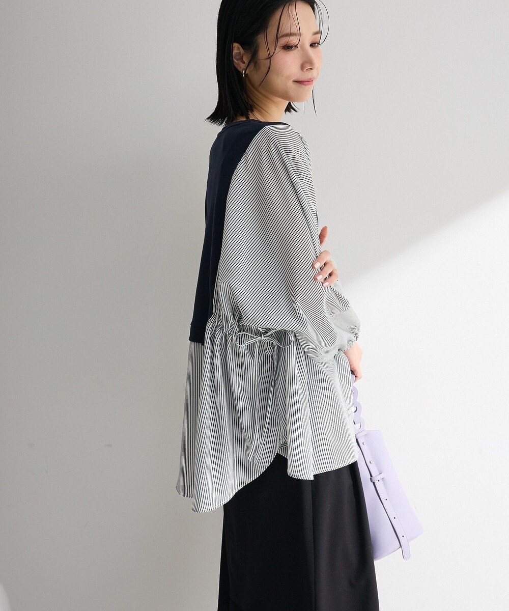 Green Parks 脇リボンドッキングチュニック 