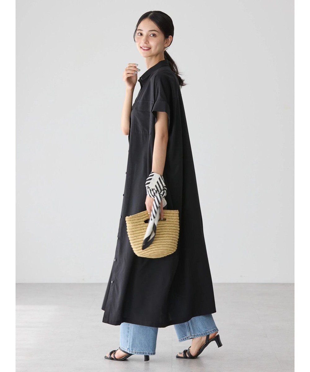 AMERICAN HOLIC 接触冷感＋ＵＶカットＷポケットシャツワンピース 