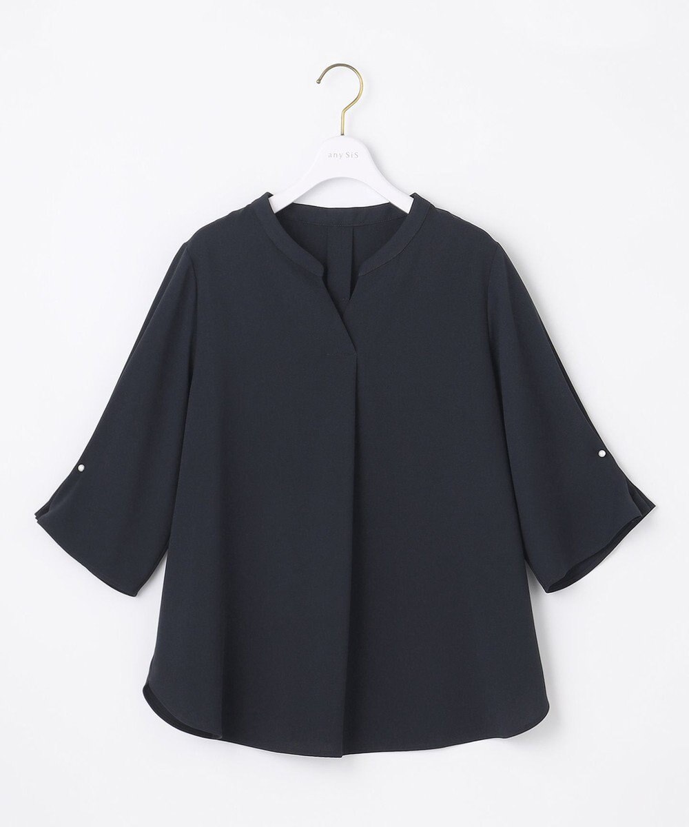 ANY SIS 【洗える】カフリングポイント ブラウス 