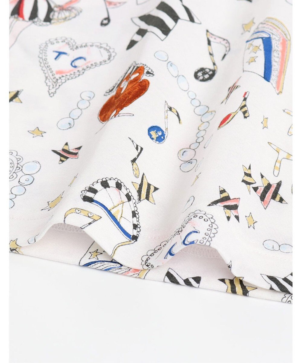 tsumori chisato SLEEP ツモリチサト パジャマ 綿100%(本体) 天竺素材 4分袖 6分丈 レディース UDT122 /ワコール 