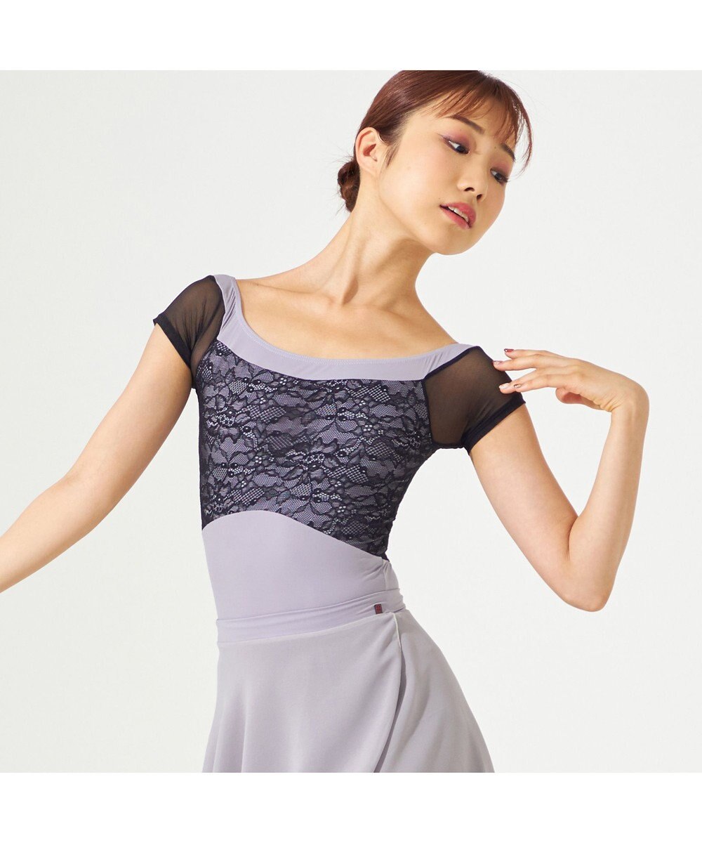 Chacott 【AKANE TAKADA】キャップスリーブレオタード 