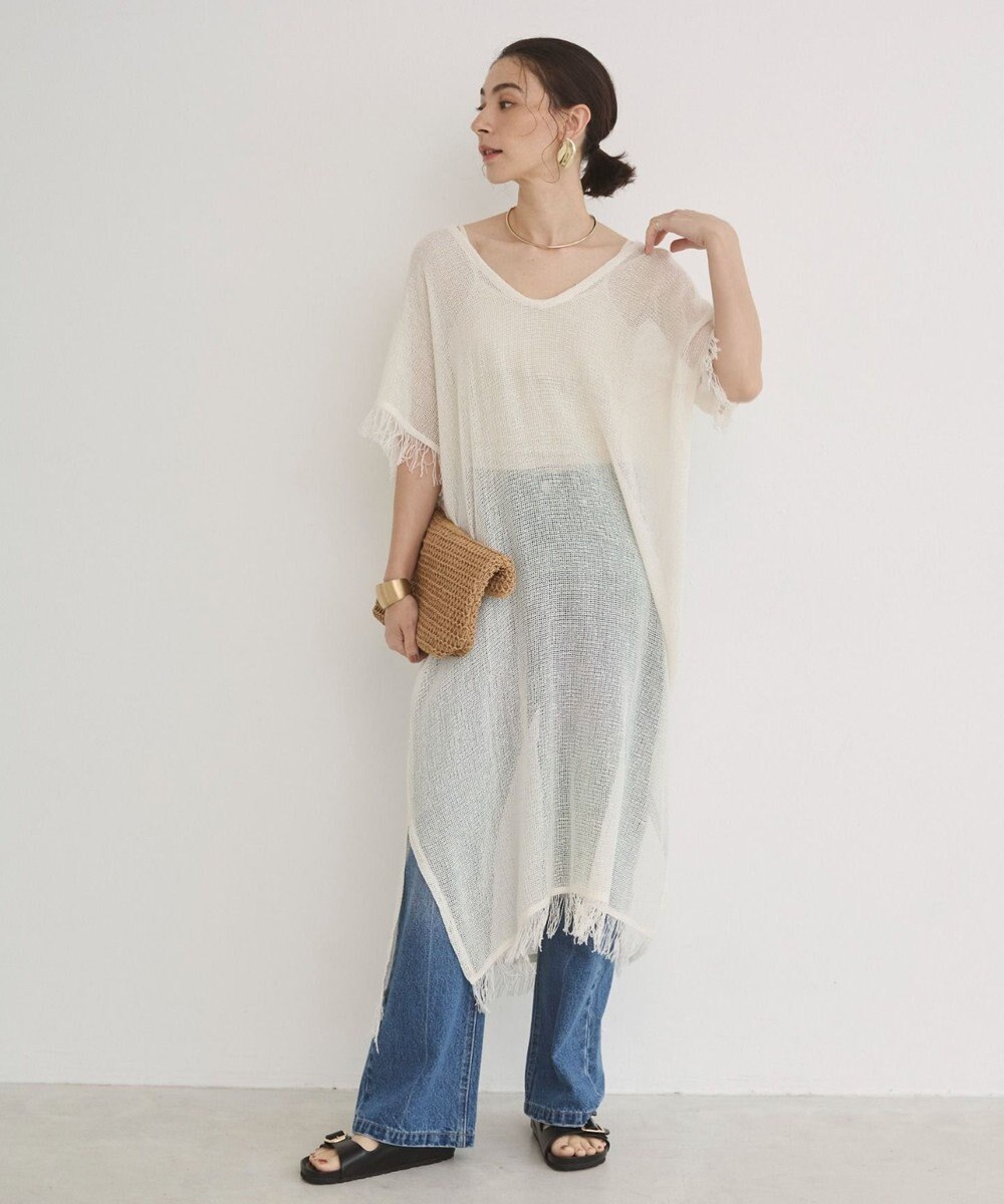 WEGO 【ANGIE VINTAGE】メッシュジレワンピース 
