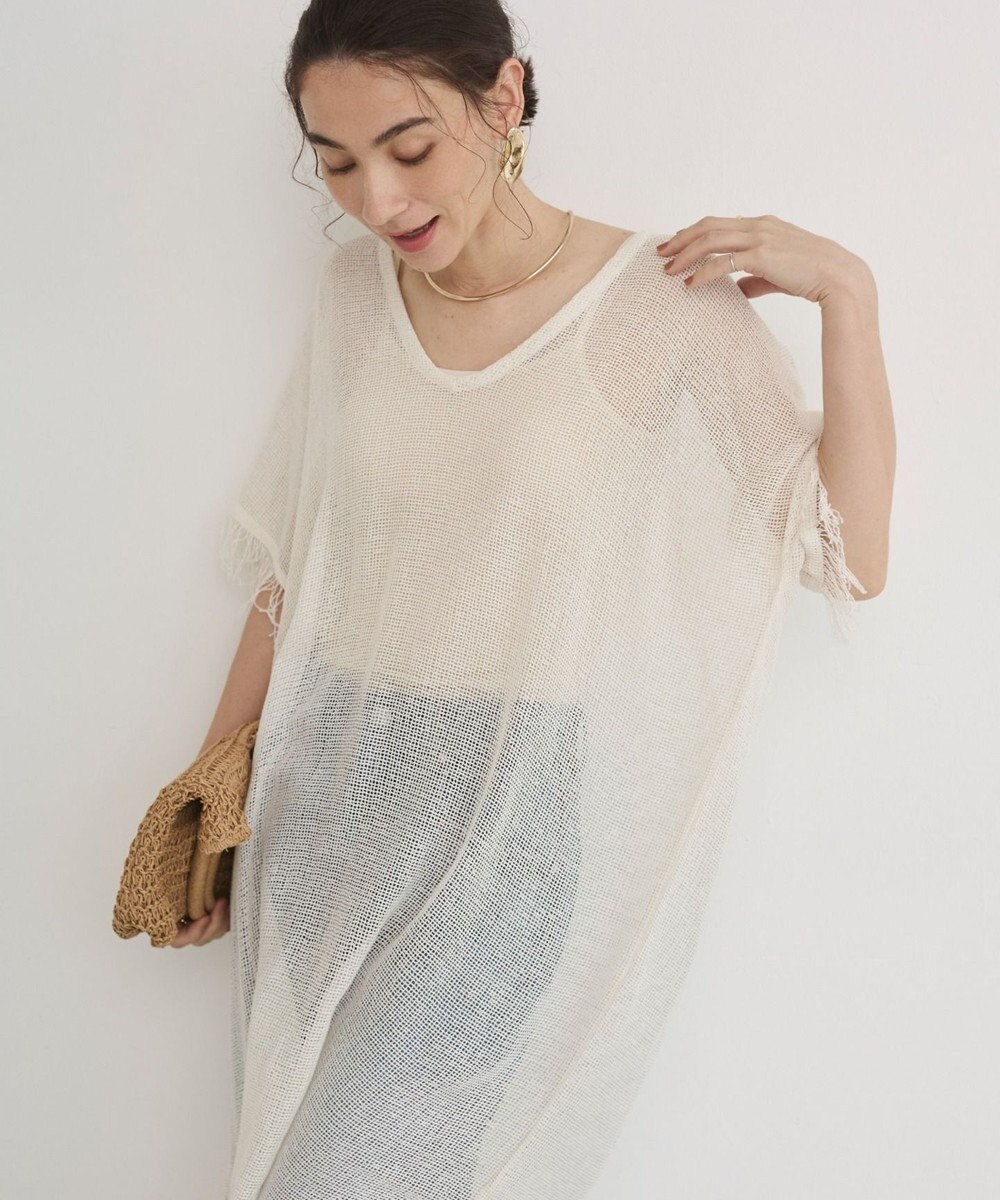 WEGO 【ANGIE VINTAGE】メッシュジレワンピース 