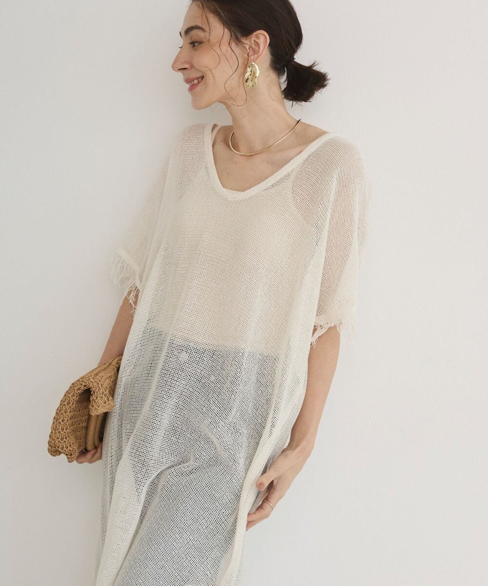 WEGO 【ANGIE VINTAGE】メッシュジレワンピース 