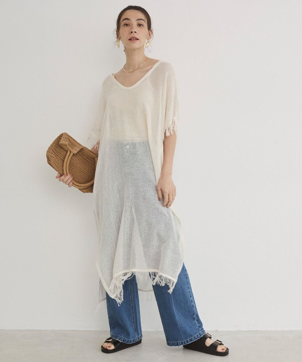 WEGO 【ANGIE VINTAGE】メッシュジレワンピース 