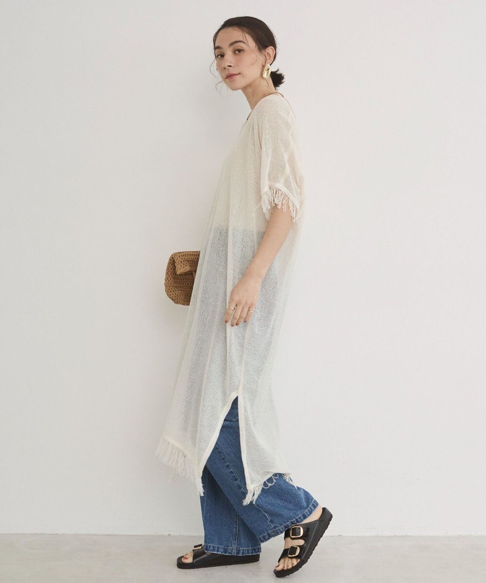 WEGO 【ANGIE VINTAGE】メッシュジレワンピース 