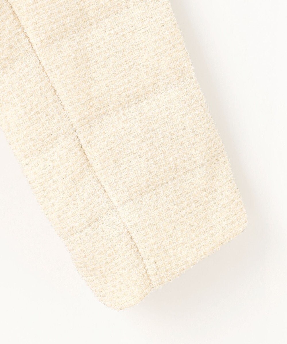 ANY SIS L 【2WAY】ツイードノーカラー ダウンジャケット 