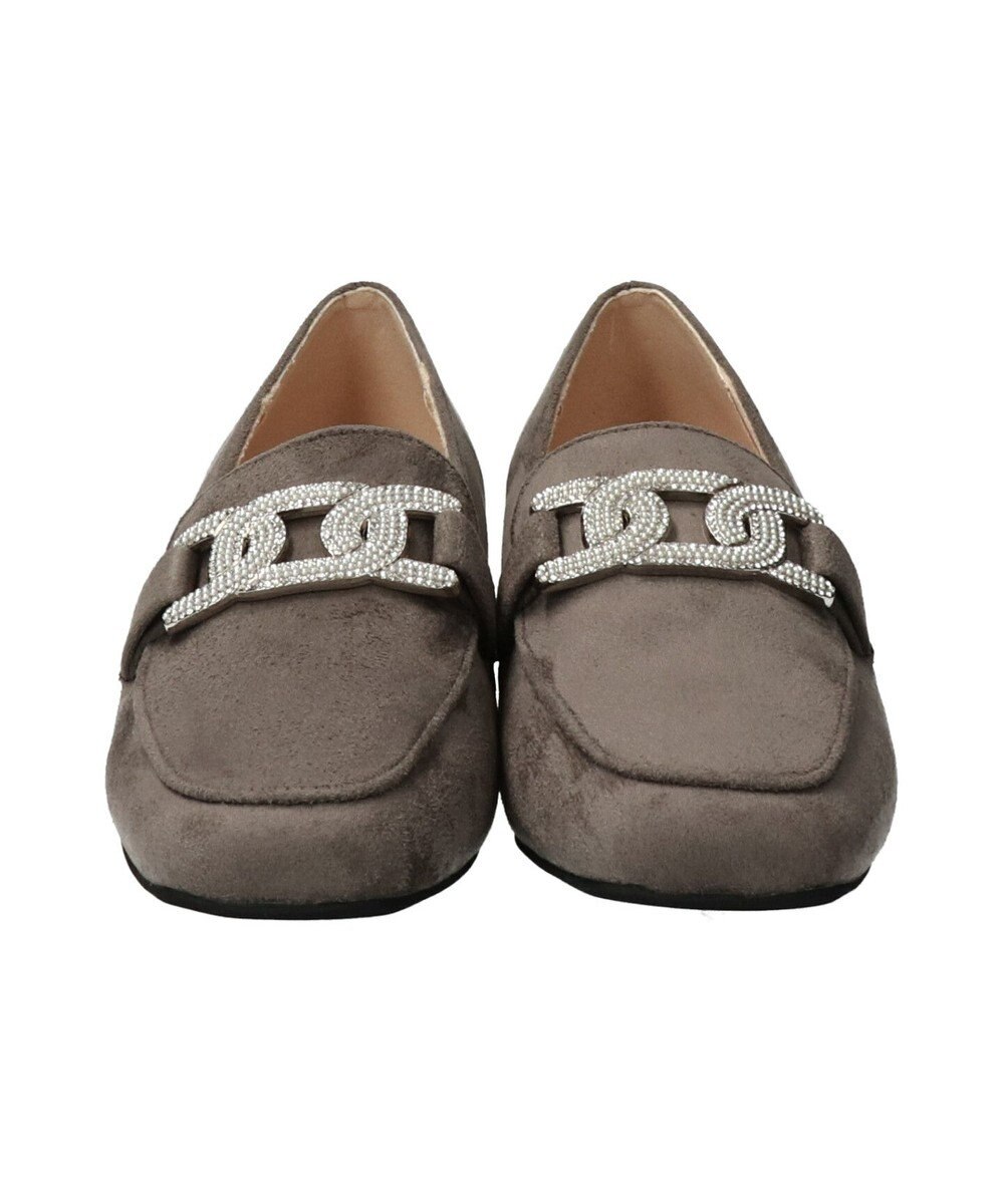 Bridget Birkin 【Bridget Birkin】パールヒールビジューバックルローファー 