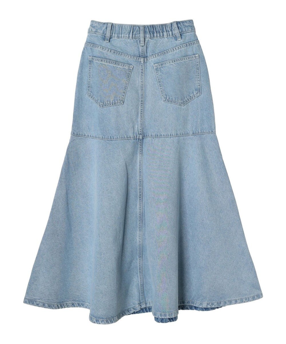 earth music&ecology ペプラムマーメイドデニムスカート 