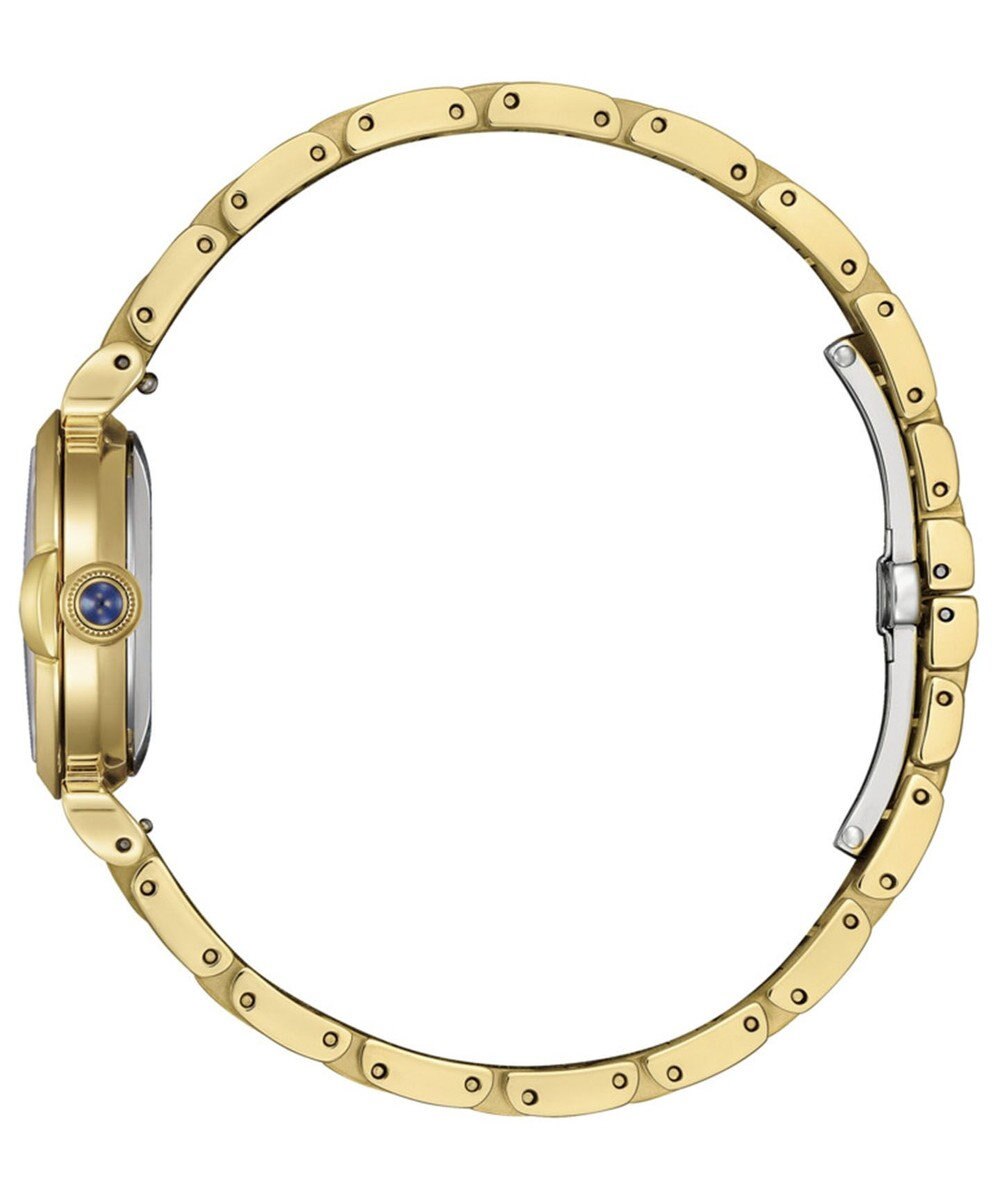 CITIZEN 【生命力あふれる美しい水（AQUA）を表現した限定モデル】電池交換不要 光発電エコ・ドライブ ROUND Collection EM1133-85L 